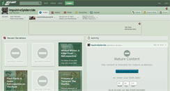 Desktop Screenshot of impulsivespidercide.deviantart.com