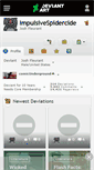 Mobile Screenshot of impulsivespidercide.deviantart.com