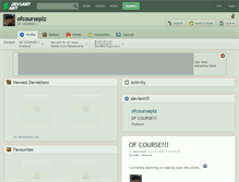 Tablet Screenshot of ofcourseplz.deviantart.com