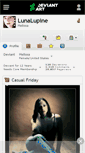 Mobile Screenshot of lunalupine.deviantart.com