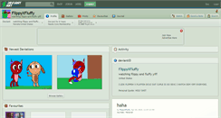 Desktop Screenshot of flippyxfluffy.deviantart.com