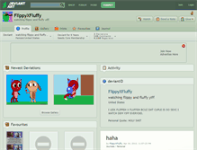 Tablet Screenshot of flippyxfluffy.deviantart.com