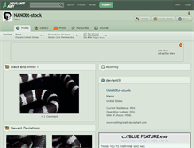 Tablet Screenshot of nan0bt-stock.deviantart.com
