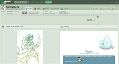 Desktop Screenshot of luminapluvia.deviantart.com