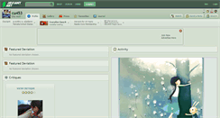 Desktop Screenshot of cu453.deviantart.com
