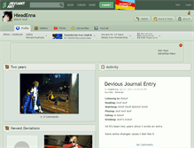 Tablet Screenshot of hieadenna.deviantart.com