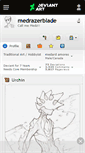 Mobile Screenshot of medrazerblade.deviantart.com