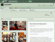 Tablet Screenshot of letmefragyou.deviantart.com