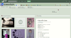 Desktop Screenshot of ilovegeeandfrankie.deviantart.com