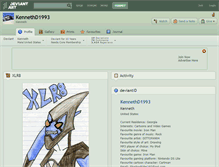 Tablet Screenshot of kennethd1993.deviantart.com