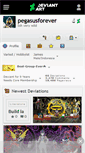 Mobile Screenshot of pegasusforever.deviantart.com