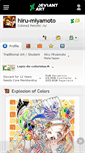 Mobile Screenshot of hiru-miyamoto.deviantart.com