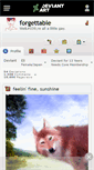 Mobile Screenshot of forgettable.deviantart.com