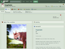 Tablet Screenshot of forgettable.deviantart.com