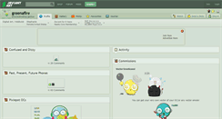 Desktop Screenshot of greenafire.deviantart.com