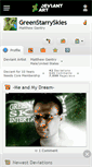 Mobile Screenshot of greenstarryskies.deviantart.com