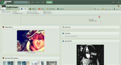 Desktop Screenshot of deathchaser.deviantart.com