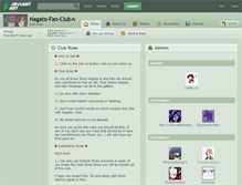 Tablet Screenshot of nagato-fan-club.deviantart.com