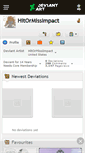 Mobile Screenshot of hitormissimpact.deviantart.com