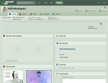 Tablet Screenshot of hitormissimpact.deviantart.com