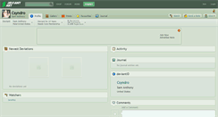Desktop Screenshot of csyndro.deviantart.com