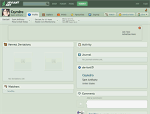 Tablet Screenshot of csyndro.deviantart.com