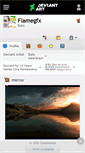 Mobile Screenshot of flamegfx.deviantart.com