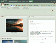 Tablet Screenshot of flamegfx.deviantart.com