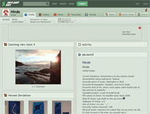 Tablet Screenshot of ninde.deviantart.com