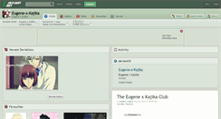 Desktop Screenshot of eugene-x-kajika.deviantart.com