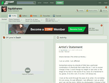 Tablet Screenshot of liquidshaneo.deviantart.com