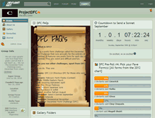 Tablet Screenshot of projectdfc.deviantart.com