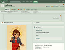 Tablet Screenshot of medusczka.deviantart.com