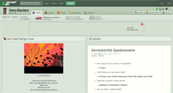 Desktop Screenshot of deeo-elaclaire.deviantart.com