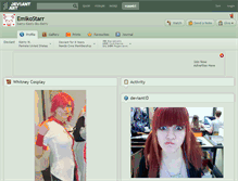Tablet Screenshot of emikostarr.deviantart.com