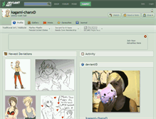 Tablet Screenshot of kagami-chanxd.deviantart.com