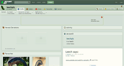 Desktop Screenshot of leechplz.deviantart.com