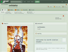 Tablet Screenshot of northstation.deviantart.com