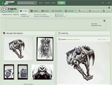 Tablet Screenshot of k-tarsis.deviantart.com