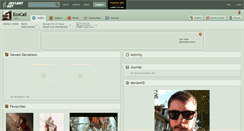 Desktop Screenshot of ecocall.deviantart.com