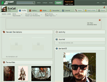 Tablet Screenshot of ecocall.deviantart.com