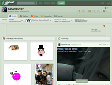 Tablet Screenshot of kanameluver.deviantart.com