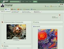 Tablet Screenshot of prinnyking3.deviantart.com