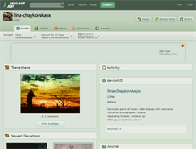 Tablet Screenshot of lina-chaykovskaya.deviantart.com