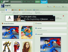 Tablet Screenshot of angeloc.deviantart.com