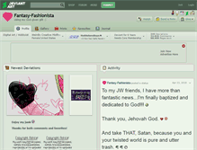 Tablet Screenshot of fantasy-fashionista.deviantart.com
