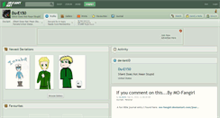 Desktop Screenshot of du-e150.deviantart.com