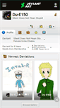 Mobile Screenshot of du-e150.deviantart.com