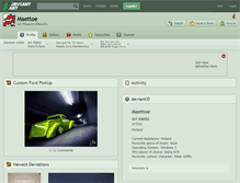 Tablet Screenshot of maettoe.deviantart.com