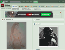 Tablet Screenshot of kolbrez.deviantart.com